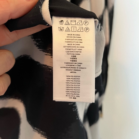 Michael Kors Striped Swim/Beach Coverup Kaftan Top - Size S/M - Picture 9 of 10